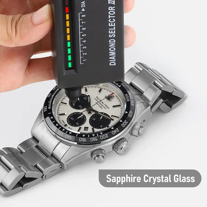 Tactical Frog Quartz Watch VS75 Solar Chronograph Sapphire 200m Waterproof Luxury Watch Luminous Quartz Movement 41mm Mens Watch