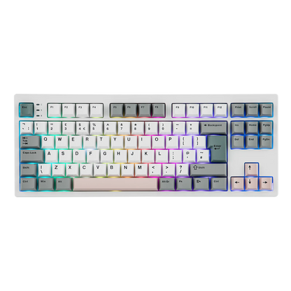 ISO-UK Layout EPOMAKER TH87 TKL Layout Wired/BT/2.4Ghz Wireless NKRO Mechanical Keyboard with 10000mAh Battery & RGB Light