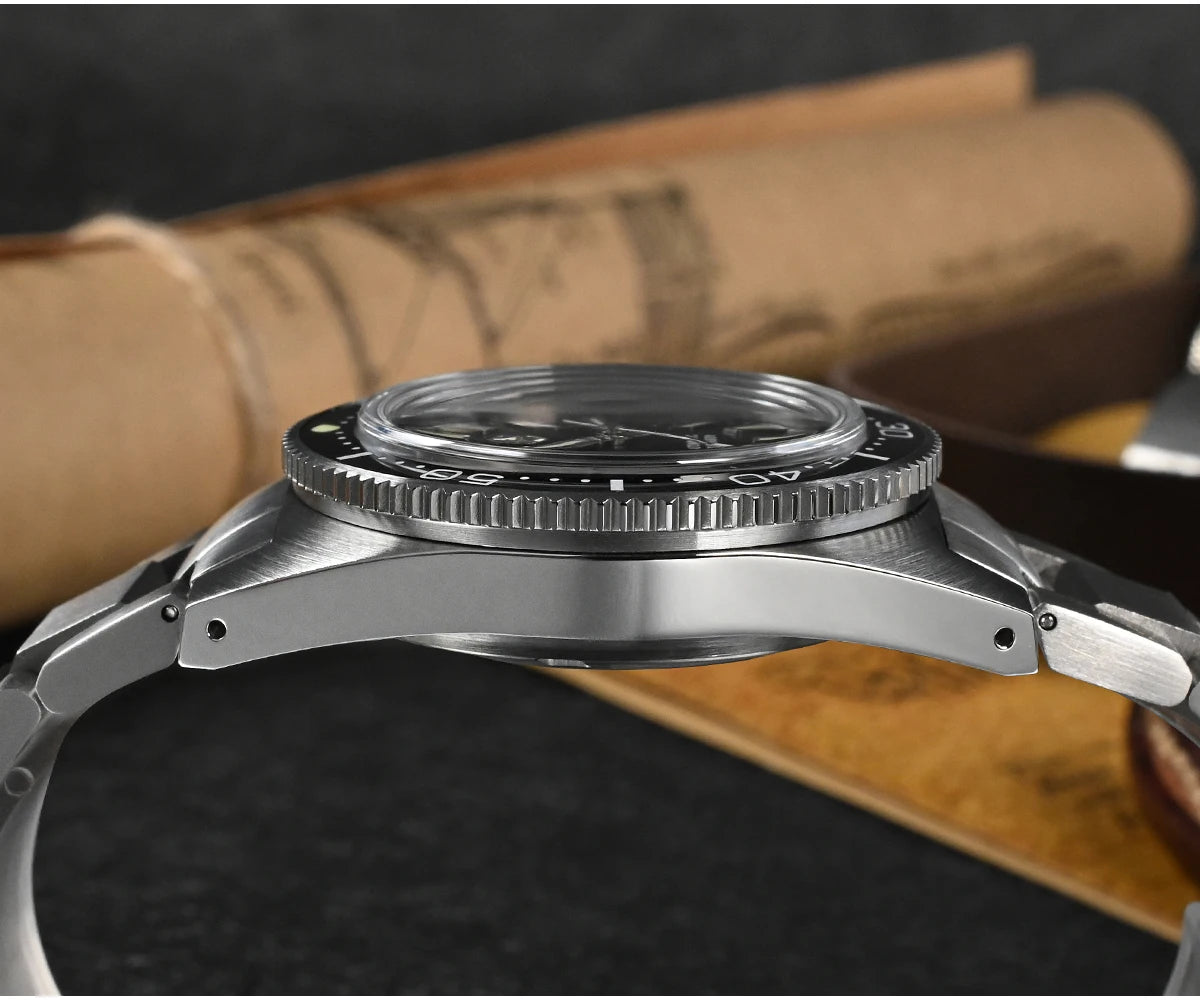 San Martin New 62mas 37mm Diver Mens Watch Classic Luxury Sapphire PT5000 SW200 Automatic Mechanical Watches Date 20Bar Luminous