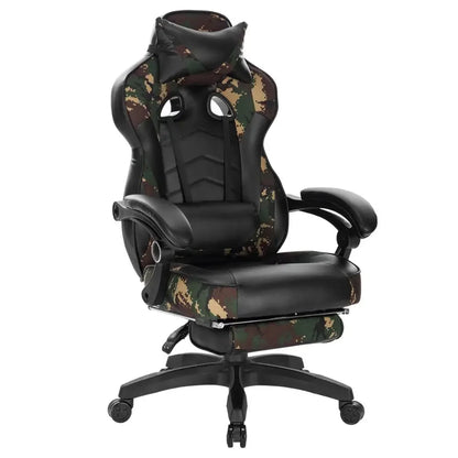 WOLTU Gaming Chair Office Computer Chair Desk Racing Chair Sports Seat with Headrest Lumbar Cushion with Footrest