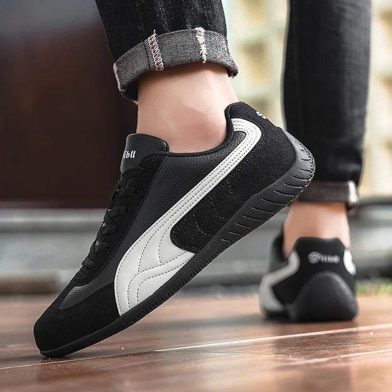 Priljubljeni jesenski lahki modni moški športni čevlji, odporni proti vonju, nizki športni čevlji, mehki retro čevlji za hojo na prostem
