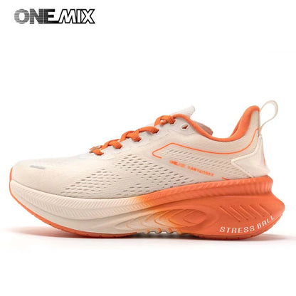 ONEMIX New Style Autumn Winter Men's Running Shoes Outdoor Jogging Cushioning Breathable Lightweight Elastic Sports Sneakers