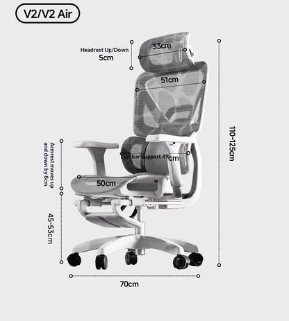Office Mesh Chair Ergonomic Executive Computer Gaming Furniture Modern Swivel Rolling Adjustable Silla Gaming Ergonomic Chair