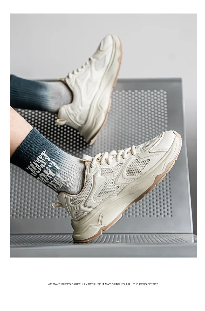 Adidași casual de viteză pentru bărbați, primăvară-vară, cu talpă moale, antiderapant, respirabili, pentru alergare în aer liber, pantofi sport de modă pentru tineri Joker