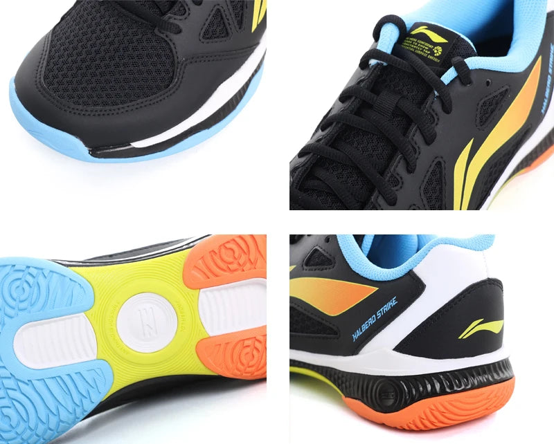 Li-Ning Unisex HALBERD STRIKE tollaslabda cipő, lélegző, kényelmes LiNing férfi és női edzőcipő AYTV021