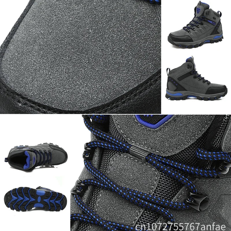 Couples Outdoor Hiking Shoes Comfortable Wear-Resistant Camping Climbing Mountain Shoes Breathable Sports Shoes Camping Boots