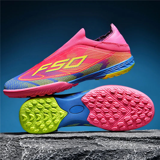 New Men’s Football Boots Ultralight Sport Indoor Cleats Soccer Shoes Grass Adult Non-Slip FG Turf Futsal Comfortable