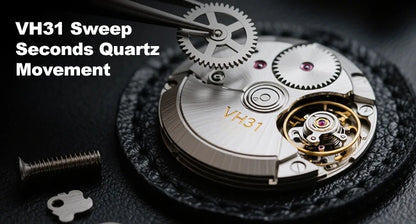 Watchdives New WD0003B ‌Aventurine Dial Watch VH31 Quartz Movement Sapphire Crystal Luminous 100m Waterproof 36mm Vintage Watch