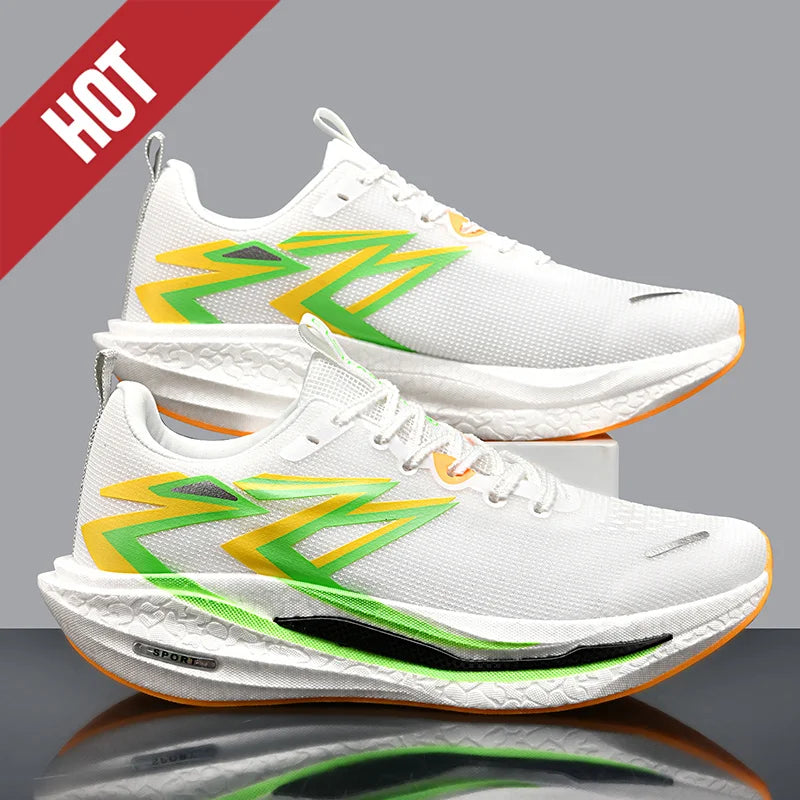 2026 New Men's Sports Running Shoes, Marathon-Ready, Breathable, Lightweight, Comfortable Women's Athletic Sneakers, Jogging Tennis Air Cushion
