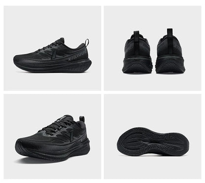 Xtep Running Shoes for Men 2025 Winter Trendy Shock Absorption Cushioning Non-Slip Comfortable Lace-Up Sneakers 875419110045