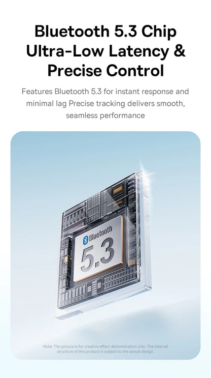 【NOVO】Baseus EM2 ergonomski bežični miš Bluetooth 5.3 2.4G, Type-C punjenje, ultra lagan, tih, s prilagodljivim tipkama