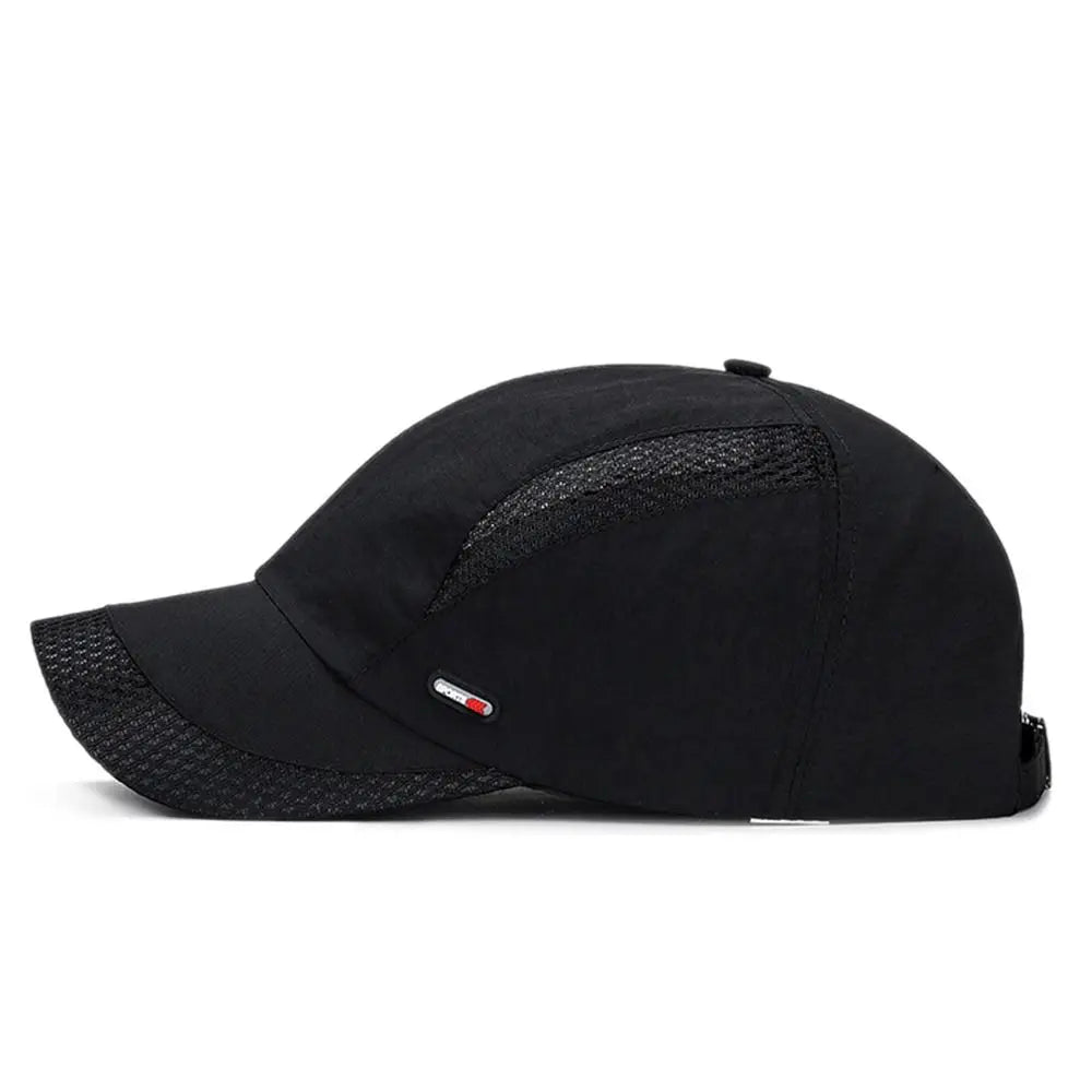 Waterproof Cotton Quick Dry Baseball Cap Snapback Hats Mesh Sun Hat