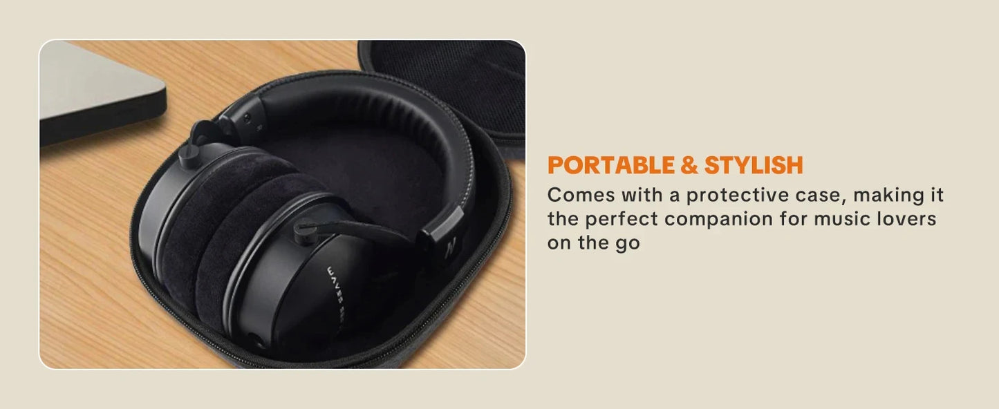 Auscultadores com Fios Over-Ear Talomen TOP W550X com Drivers de 50mm, Graves Profundos, Cabo Amovível e Microfone Integrado – Auscultadores para Gaming, DJ, Estúdio e Escritório