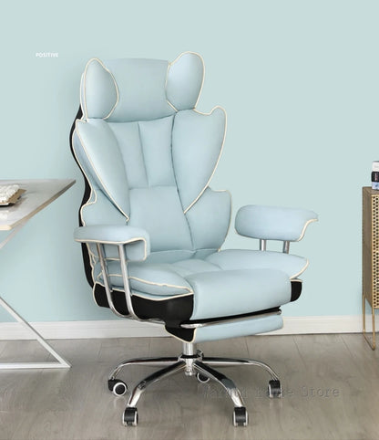 Nouveau fauteuil de gaming confortable et ergonomique pour ordinateur, pivotant, avec fonction de levage, idéal pour le bureau et les gamers