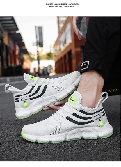 Trend dihalni moški športni čevlji za pomlad in jesen Tenis Masculino Zapatillas Hombre modni tekaški čevlji