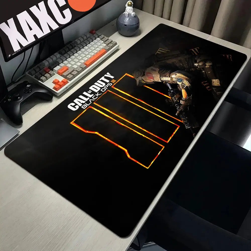 Call of Duty Game Large Mouse Pad PC Gaming Accessories Desktop Extended Table Mat XL Laptop Office Rubber Carpet Soft Mausepad