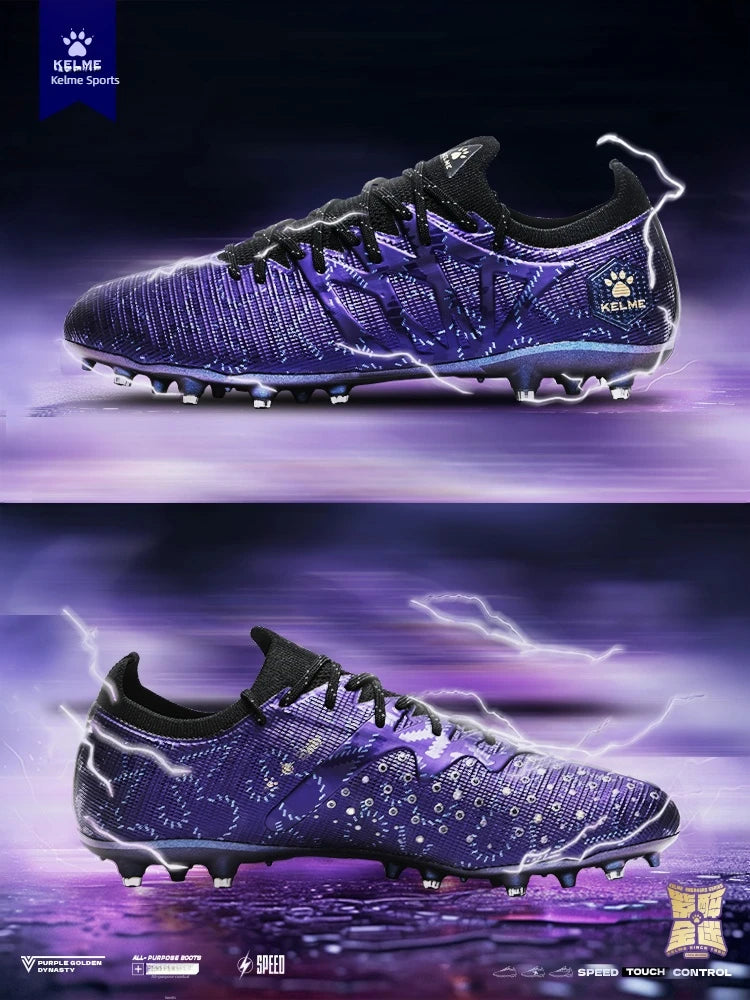 KELME Zapatos de fútbol para adultos. Botas de fútbol para hombre Blast 3.0 con tacos cortos. Zapatillas deportivas MG Professional para partido y entrenamiento. Transpirables.