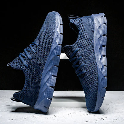 Zapatillas deportivas para hombre, ligeras y transpirables, para correr, para todas las estaciones, tallas grandes, clásicas, informales, deportivas, con suela gruesa, para caminar
