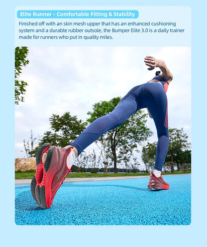 ONEMIX Nieuwe hardloopschoenen met demping voor heren, geschikt voor intensieve hardlopers, met veters, sportschoenen voor dames, antislip, outdoor, atletische herensneakers