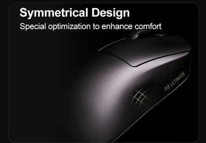 ATK Dragonfly A9 Ultimate Wireless Gaming Mouse, PAW3950 Ultra Sensor, 8KHz Polling Rate, Ultra Lightweight Ergonomic Gaming Mouse for FPS & Esports