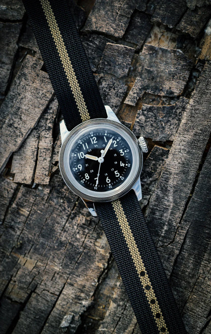 RDUNAE RA05 Vintage Military Watch 2035 Movement Quartz K1 Mineral Glass Crystal Stainless Steel Luminous Waterproof Men's Watches