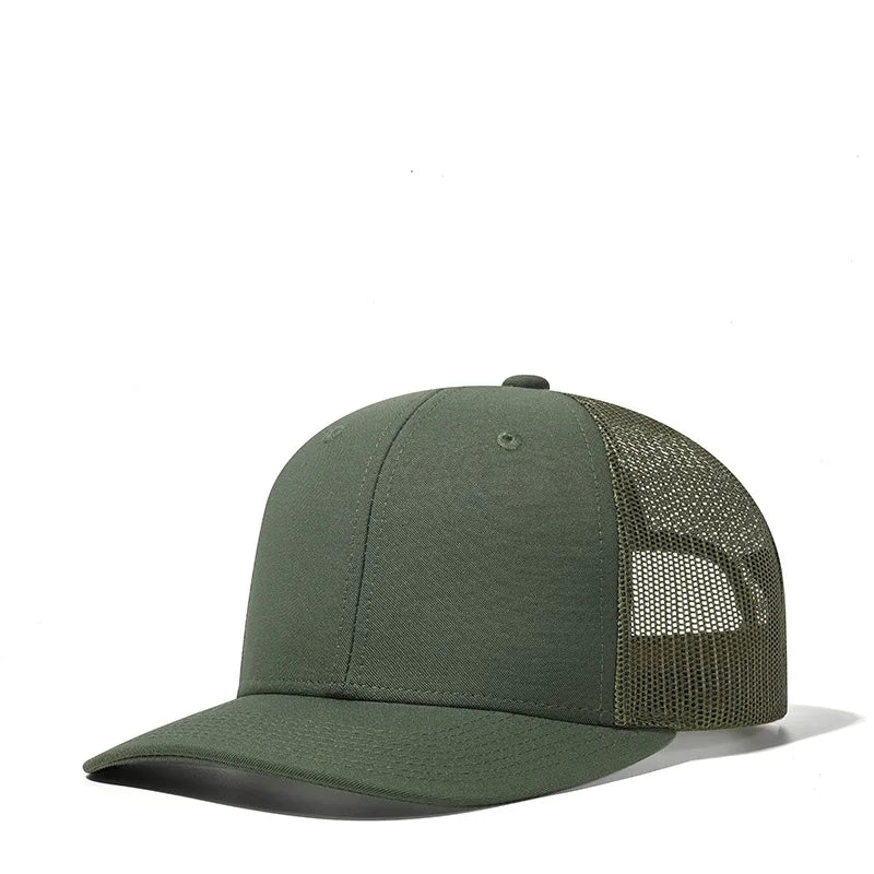High Quality Mesh Baseball Cap Women Men Summer Cotton Breathable Sunhat Unisex Adjustable Snapback Trucker Hats Male Female