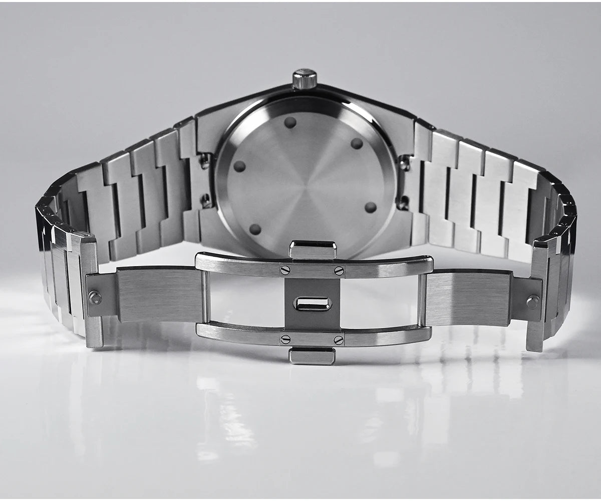 Orologio da uomo San Martin Classic 40mm Miyota 9015 di lusso elegante, orologio da polso meccanico automatico con bracciale a rilascio rapido SN0023