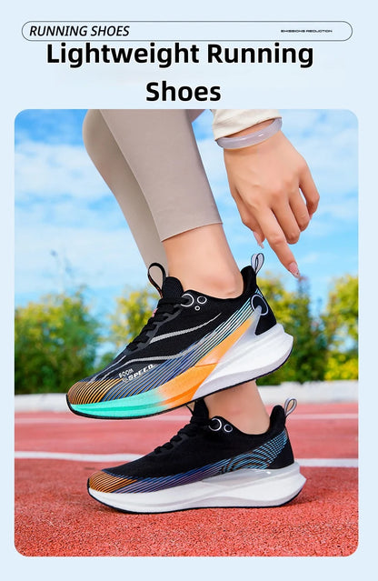 2025 Men's and Women's Professional Carbon Plate Marathon Running Shoes Shock Absorption Ultra-light Stable Support Sports Shoes