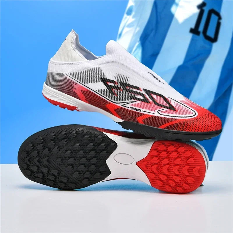 Nouvelles chaussures de football pour hommes, chaussures de football respirantes à haute cheville, ultralégères, antidérapantes, chaussures de sport de haute qualité, pour match en plein air