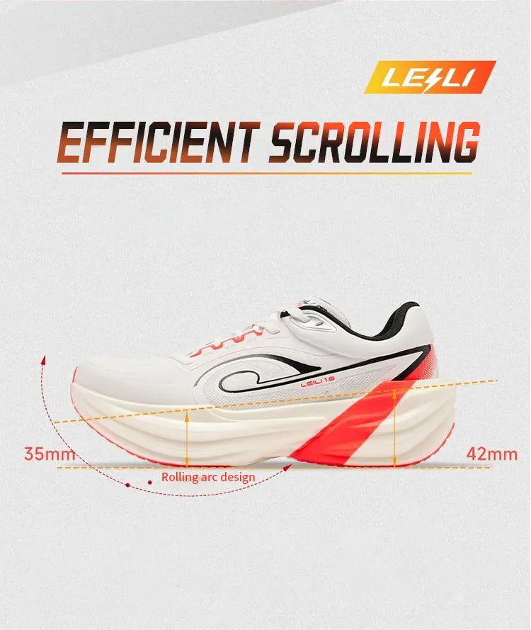 QIAODAN TG1.0 Marathon-wedstrijdschoenen voor heren, schokdempend, met hoge veerkracht, voor langeafstandstraining, hardloopschoenen QDB023253285