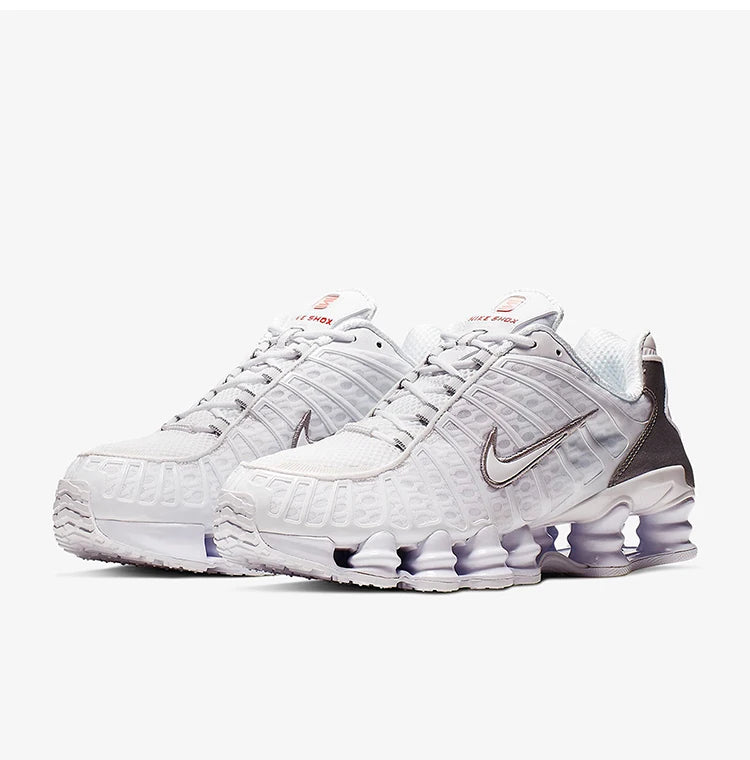 Nike Authentic Shox TL Men's Air Column Cushioned Sports Fashion Running Shoes AV3595-100