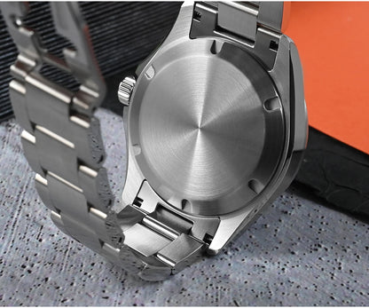San Martin 39mm Aventurine Gemstone Dial Luxury Men's Watch NH34 GMT Automatic Mechanical Sapphire Waterproof Luminous SN0129