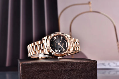 2026 New PAGANI DESIGN Rose Gold Luxury Men's Watches Automatic Mechanical Watch For Man AR Sapphire Waterproof Date Men Clock