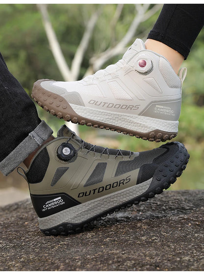 CAMSSOO Hiking Shoes Men Snow boots Outdoor Sports Climbing Shoes women Trekking Sneakers ankle boots hunting shoes travel boots