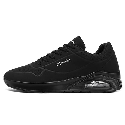 Men's Breathable Shock-Absorbing Running Shoes with Air Cushion Lightweight Low-Top Sneakers for Gym Training Casual Wear