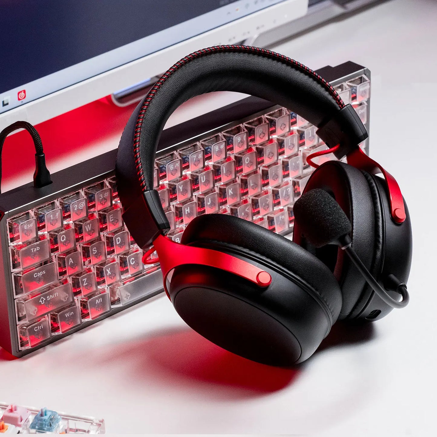 Auriculares gaming AKKO Verge S9 con micrófono – Driver de 53mm, Bluetooth 5.3 inalámbrico de cuatro modos, sonido envolvente 7.1, auriculares gaming profesionales para FPS