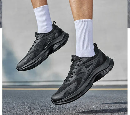 XTEP Running Shoes Men's 2025 Summer Mesh Breathable Comfortable Wear-Resistant Sports Shoes, Commuting Casual Shoes 875319110025
