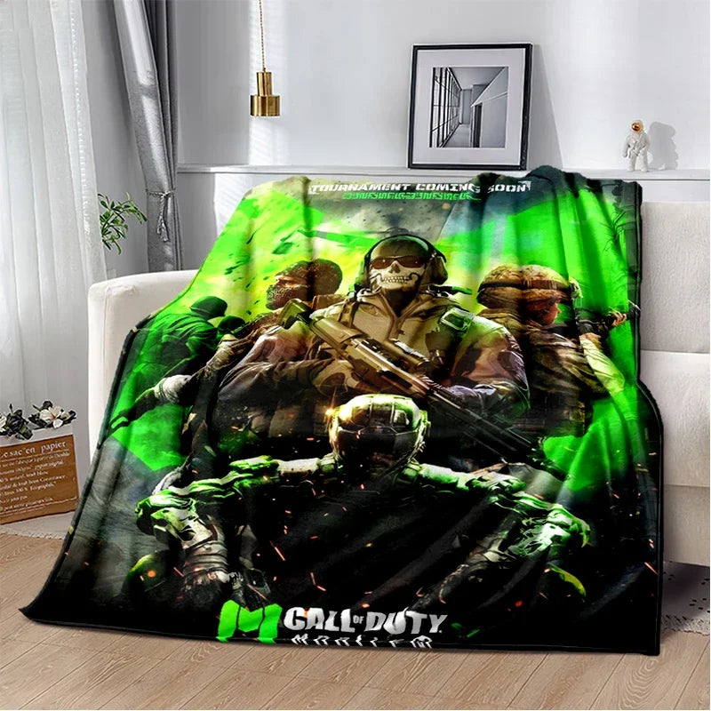 29 Style New Call of Duty COD Ghost Simon Gun Games Blanket,Soft Throw Blanket for Home Bedroom Bed Sofa Travel Cover Kids Gift