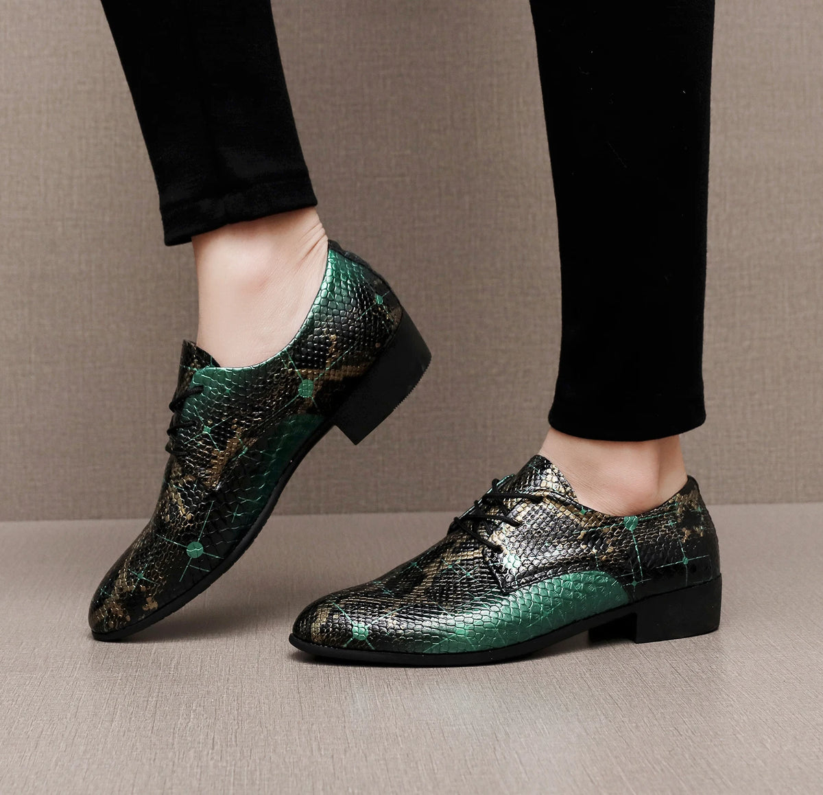 Pantofi Oxford din piele PU pentru bărbați, pantofi casual în stil urban, adidași ușori, pantofi de plimbare în aer liber pentru bărbați, încălțăminte elegantă de ocazie