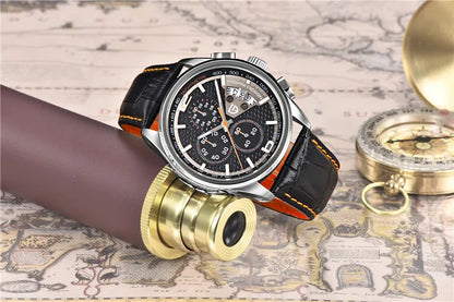 PAGANI DESIGN Chronograph-Stoppuhr für Herren, Quarz, Multifunktion, Militär-Pilotenstil, Relógios Masculino, Reloj Hombre, Montre Homme