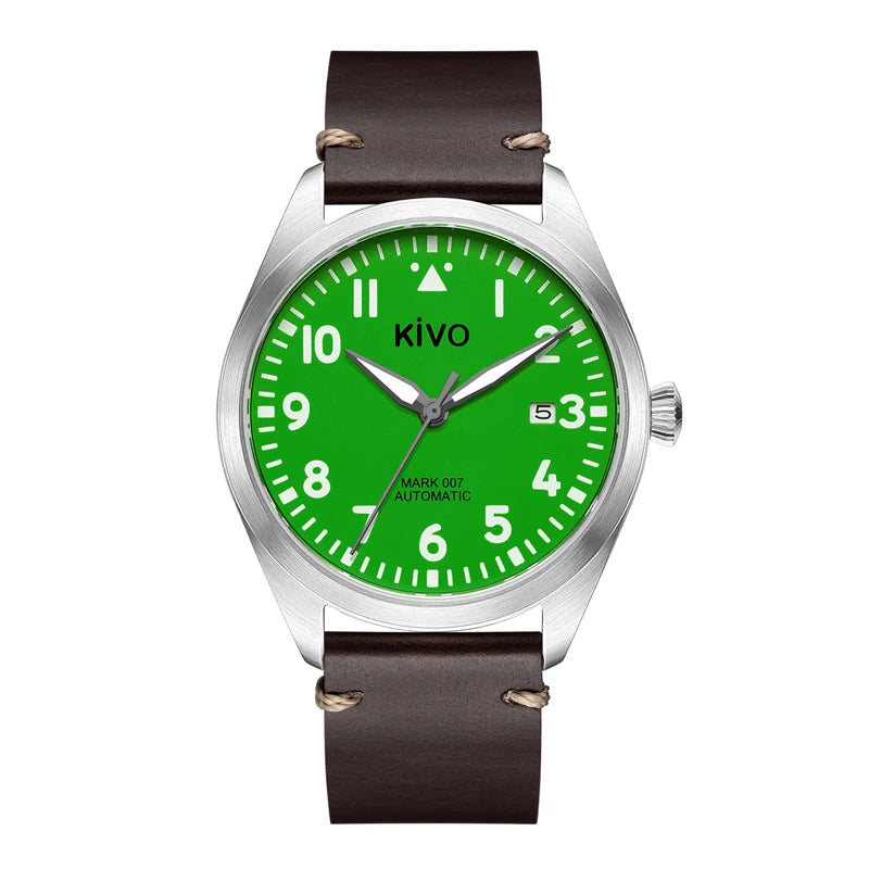Swiss Aviator Pilot Automatic Watch Field Mechanical Timepieces Fliegeruhr Flieger Wristwatch Reloj Aviador Piloto Clock Uhr