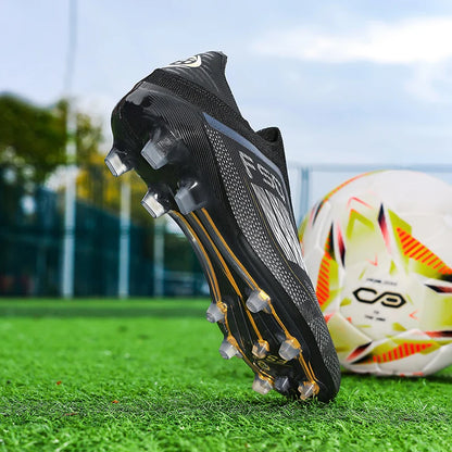 Chaussures de football pour hommes, crampons d'entraînement, chaussures de soccer FG ultralégères et respirantes, livraison directe, crampons longs pour matchs sportifs, baskets d'intérieur