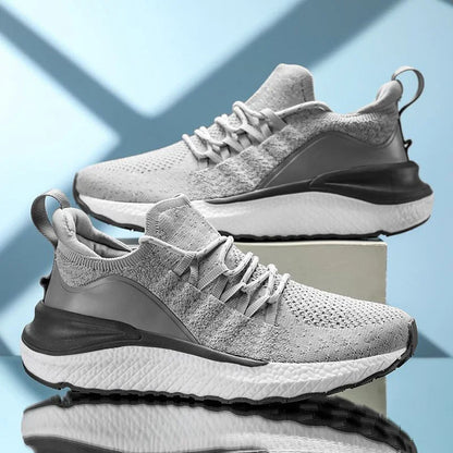 NEW Mijia Sport Shoes 4 Lightweight Ventilate Elastic Knitting Leisure Shoes Breathable Non Slip Sneaker Running Trainer Sneaker