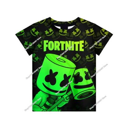 Children's Fortnite Anime Hoodie Men's Streetwear Hip-Hop Sportswear Casual Loose Fit Sweatshirt Outdoor Fashion