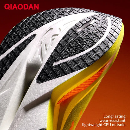 QIAODAN Feiying Plaid 3 Carbon Plate Men's Running Shoes 2026 Marathon Racing Sneakers Rebound Cushion Athletic Shoes QDB023262290