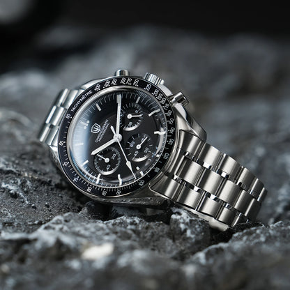 Watchdives New Wd1863 Quartz Men's Watch VK63 Chronograph Bubble Sapphire Waterproof 39Mm Steel Top Brand Luxury Business Watch