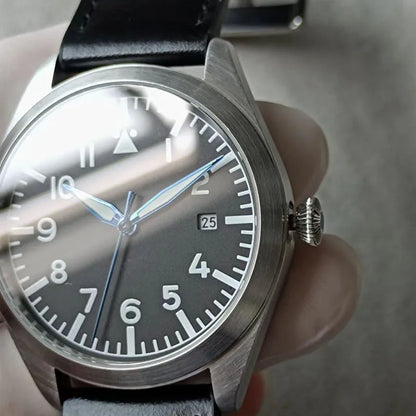 Swiss Aviator Pilot Automatic Watch Field Mechanical Timepieces Fliegeruhr Flieger Wristwatch Reloj Aviador Piloto Clock Uhr