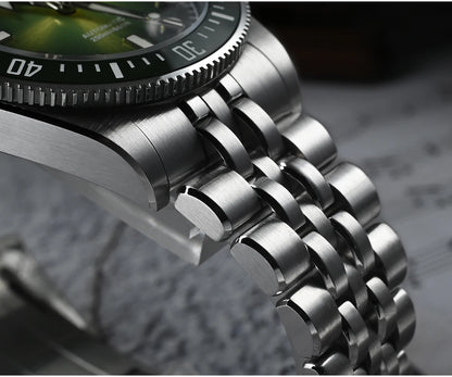 San Martin 37.5mm 40mm Men Diver Watch Miyota 9015 Enamel Dial Luxury Automatic Mechanical Wristwatch Waterproof 200m SN0148