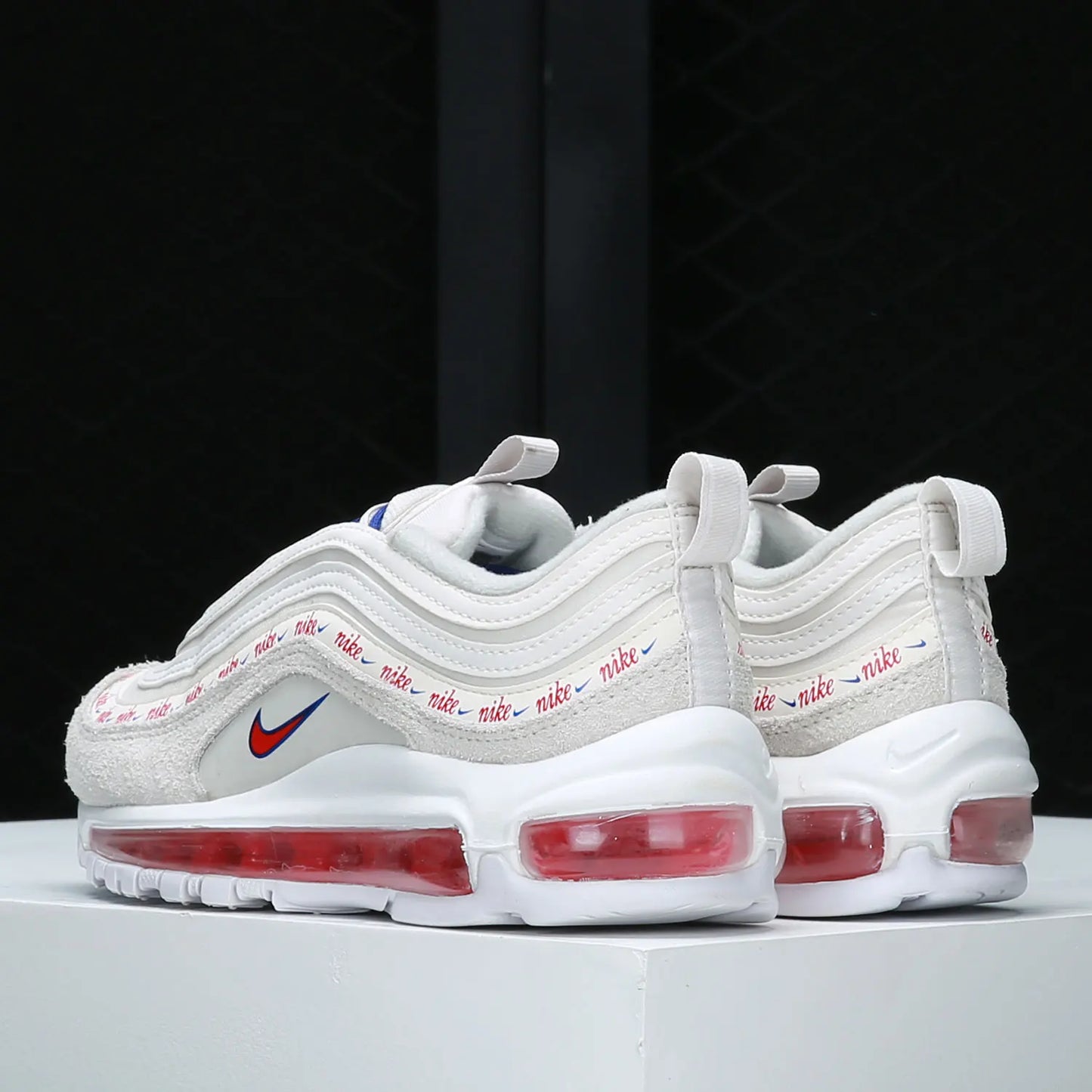 Zapatillas deportivas Nike genuinas AIR MAX 97 para mujer, de caña baja, con amortiguación de aire DC4013-001