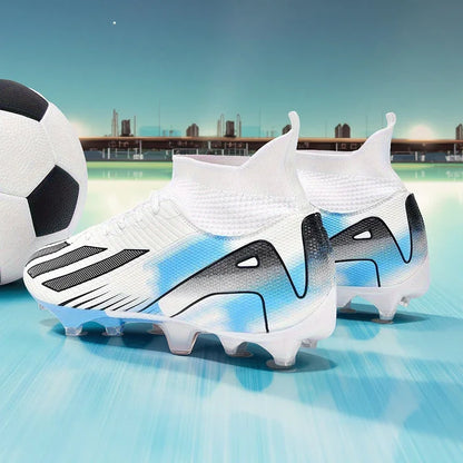 New Men's Football Boots Cleats Boys Ultralight Sport Soccer Shoes Adult Professional Non-Slip Comfortable Training Match Grass